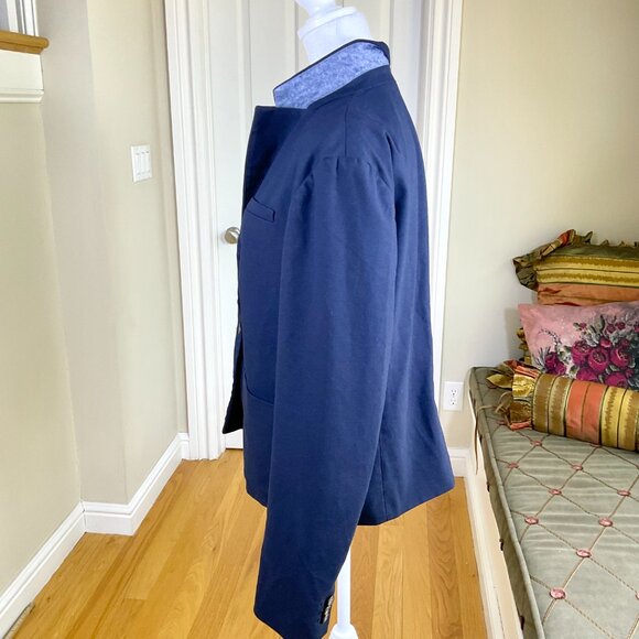 Gap Blazer Academy Navy Blue Pockets (16) - Picture 3 of 8